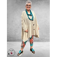 AKH Trui  Oversize A-Lijn Beige